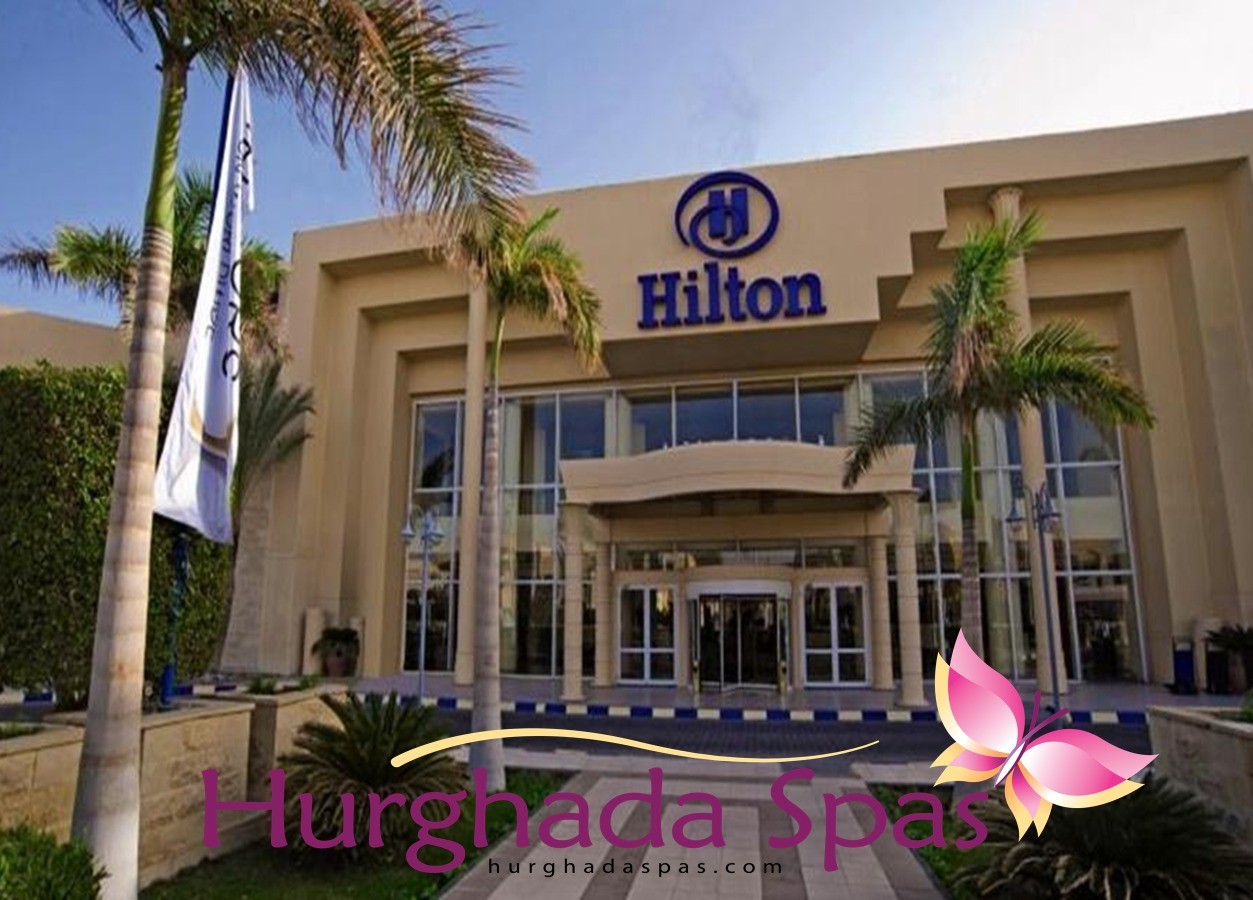 Spa & Trips from Hilton Hurghada Plaza main entrance view