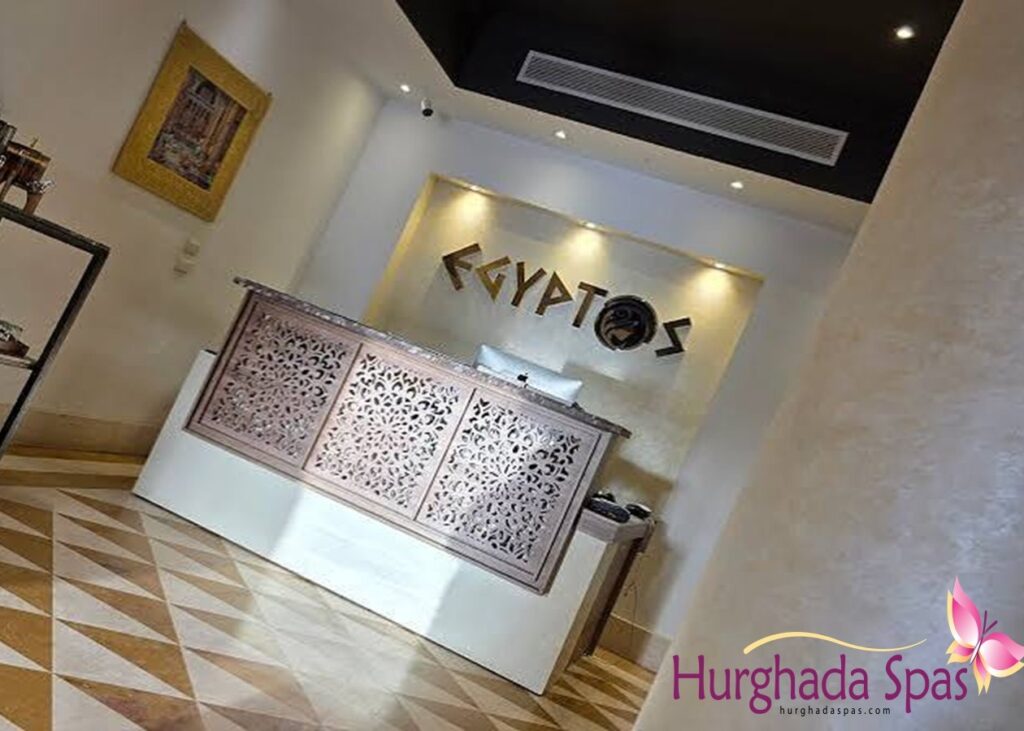 Spa By Egyptos Spa & Natural Cosmetics reception area and wellness center in Hurghada